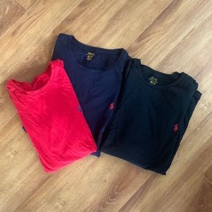 Three Short Sleeve Polo Tees